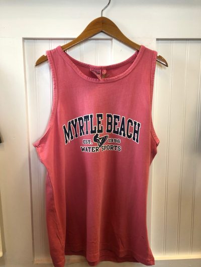 coral tank top
