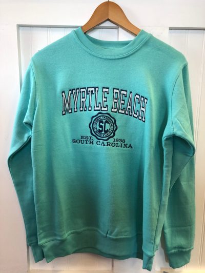 green myrtle beach crewneck