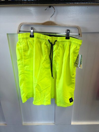 neon yellow shorts