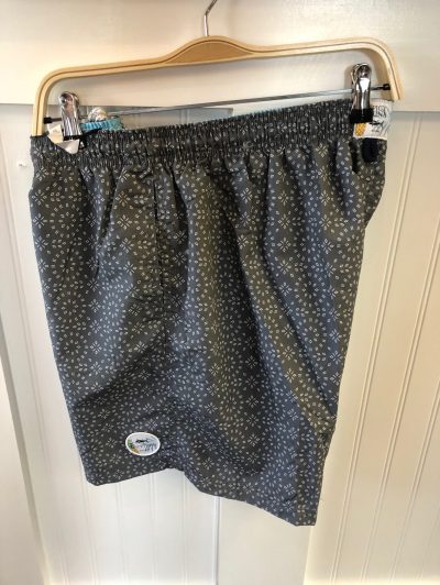 grey patterned shorts