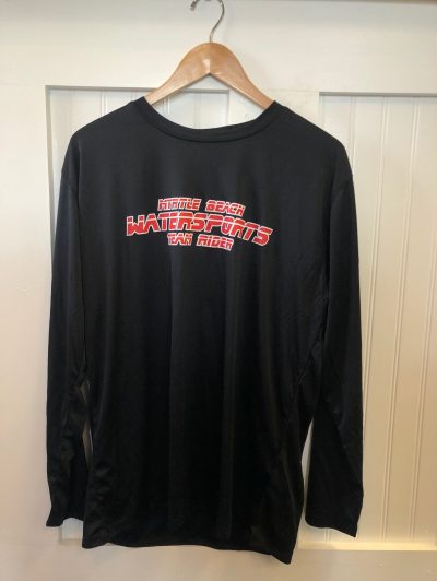 myrtle beach watersports team rider black long sleeve shirt