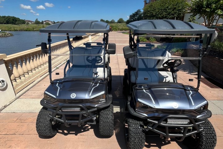 a car parked in a parking lot